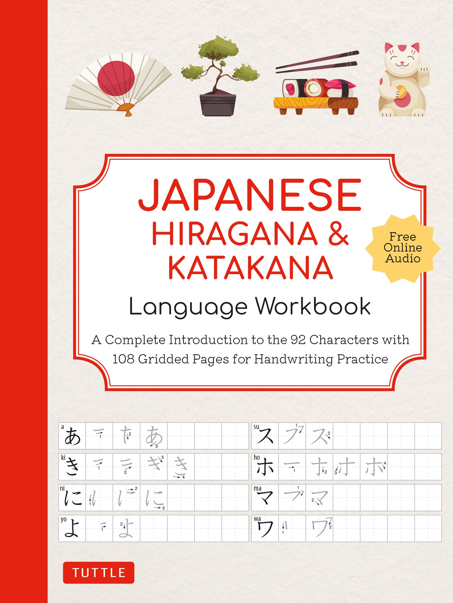 Cover image for Japanese Hiragana and Katakana Language Workbook ISBN 9784805317402
